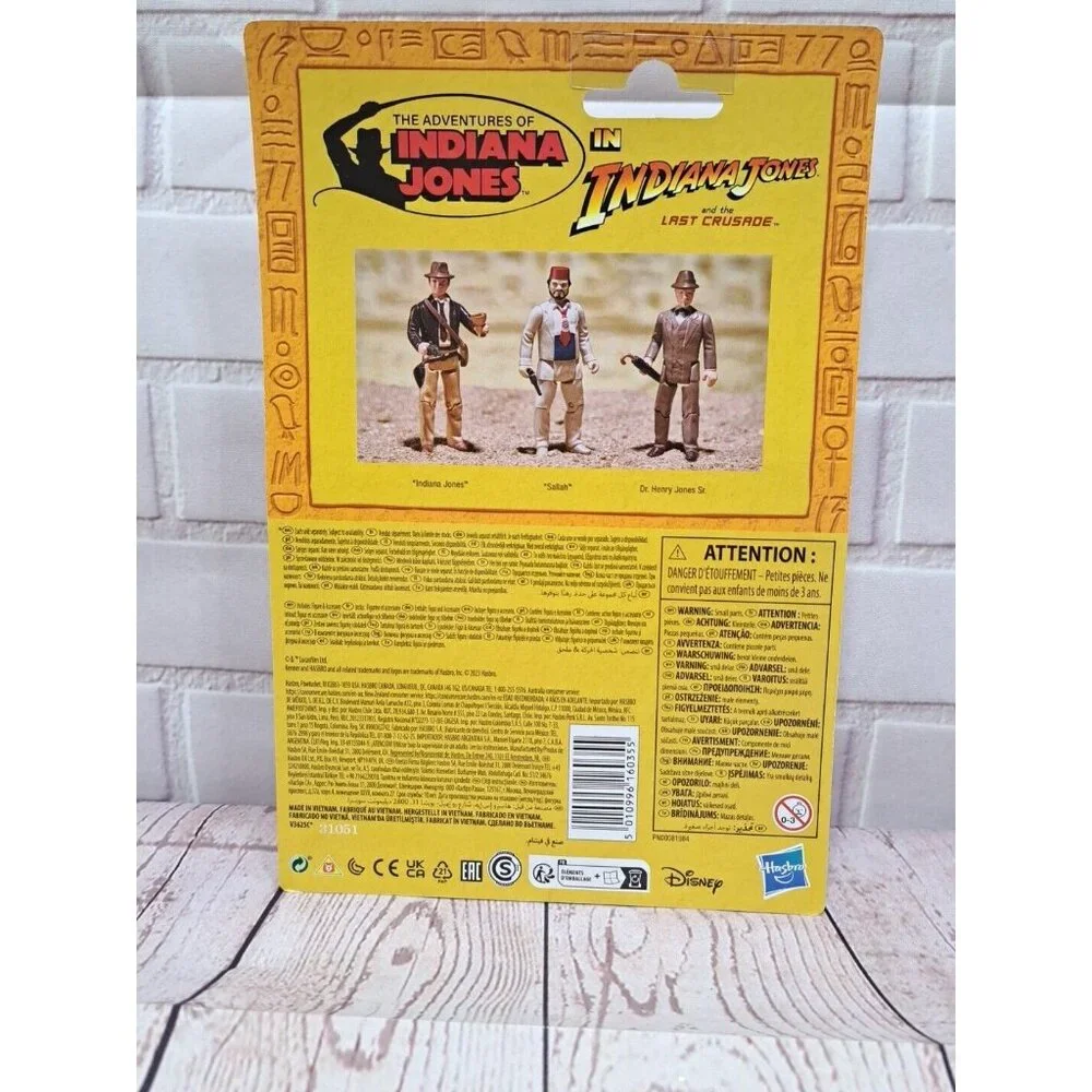NWT Kenner, Indian Jones Retro‎ Dr. Henry Jones Sr. Action Figure